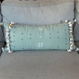 Anthropologie pillow 12”x27”